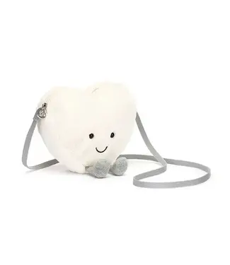 Jellycat Amuseables Cream Heart Bag