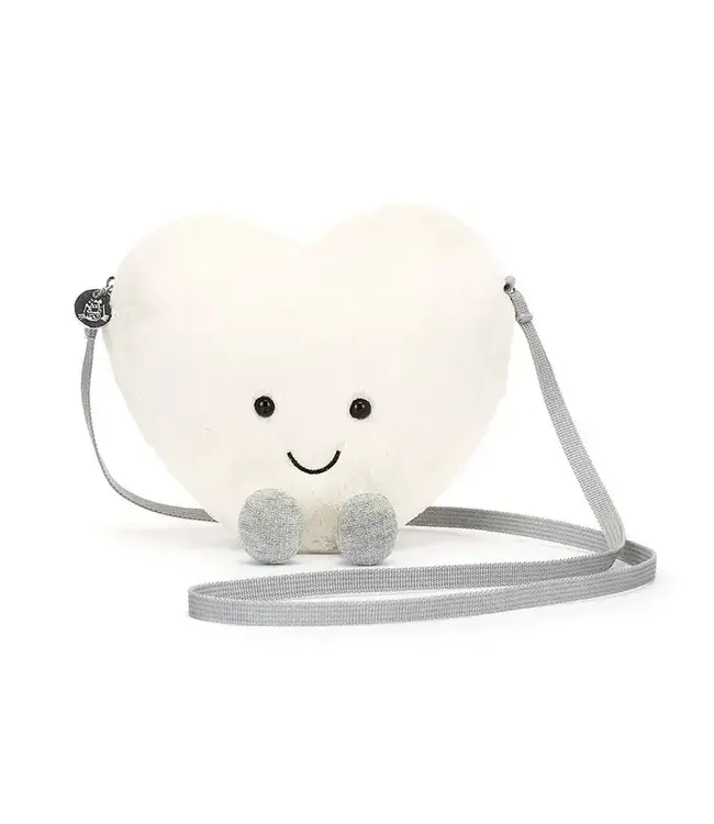 Amuseables Cream Heart Bag