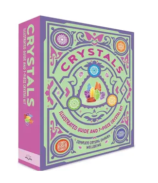 Texas Bookman Chakra Healing Crystals Set And Guidebook