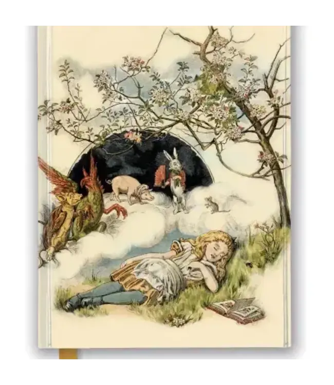 British Library : Alice Asleep From Alice's Adventure Journal