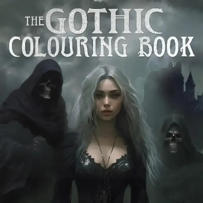 Gothic Colouring Book - Arcturus Horror Colouring
