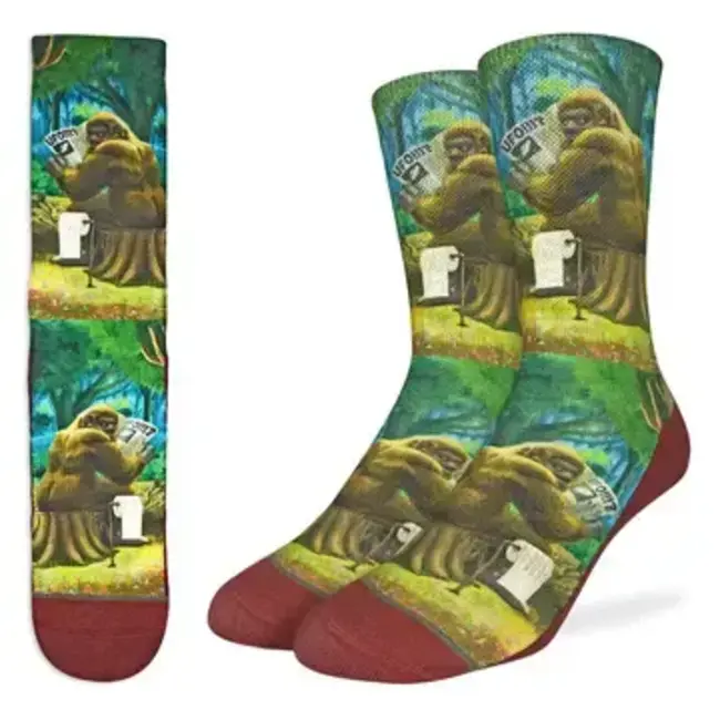 Step into Legend: Bigfoot Gotcha Socks!