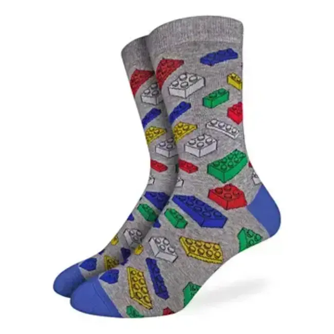 Block Party for Your Feet: Men's Building Blocks Socks!