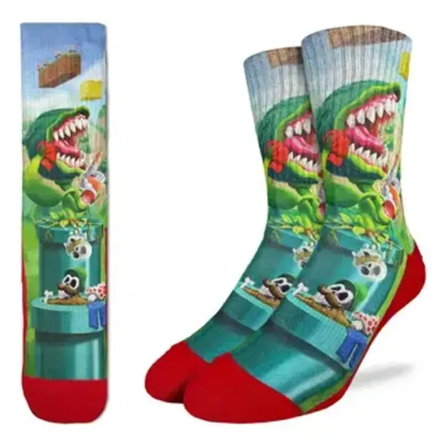 Game On: Men's Plants Eating Plumbers Socks!