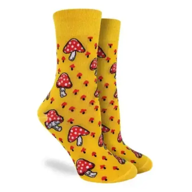 Whimsical Wonders: Women's Amanita Mushroom Socks