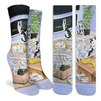 Women's Cat Causing Catastrophe Socks