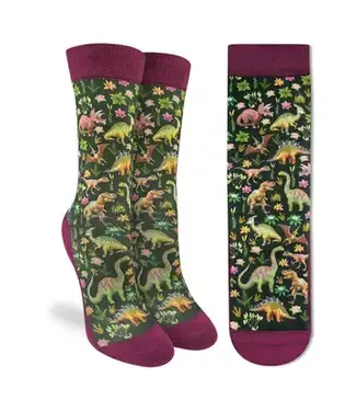 Women's Floral Dinosaurs Socks