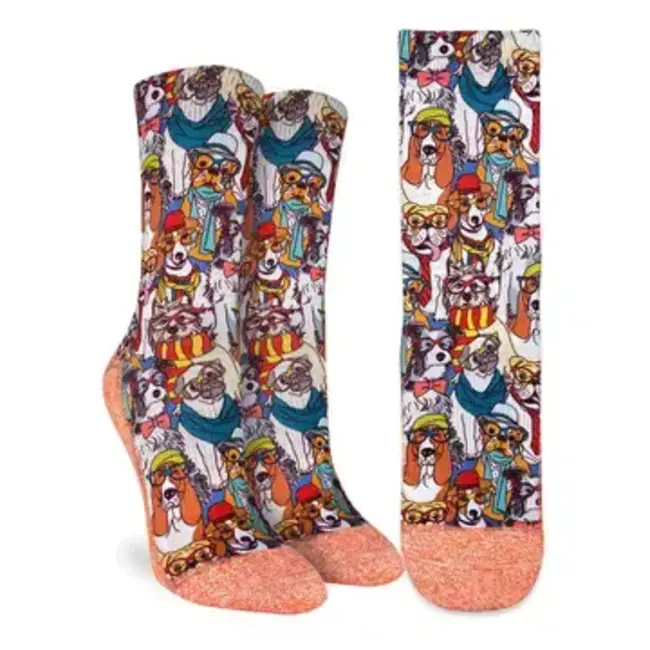 Pawsitively Fun: Women's Hipster Dog Socks!