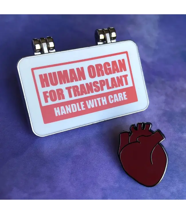 Organs on Ice Pin - Heart Transplant