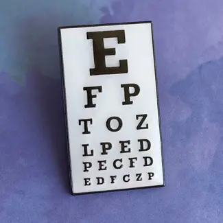 Rad Girl Creations Snellen Ophthalmology Pin
