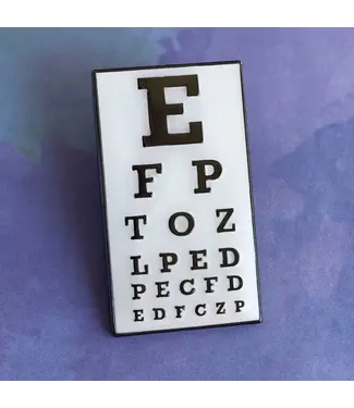 Rad Girl Creations Snellen Ophthalmology Pin