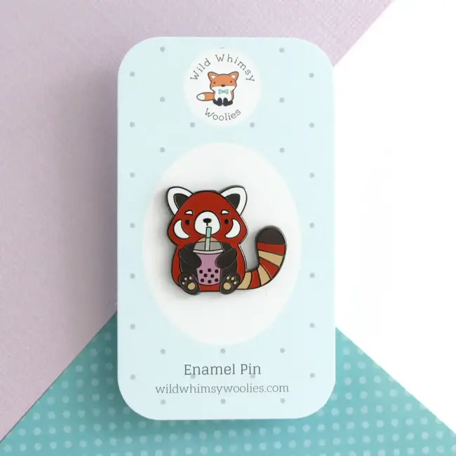 Bubble Tea Bliss: Sip with a Red Panda!
