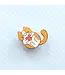 Pawsitively Purrfect: Orange & White Cat Enamel Pin!