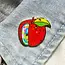 Whimsical Magic Apple Rainbow Enamel Pin – Pin Your Dreams!