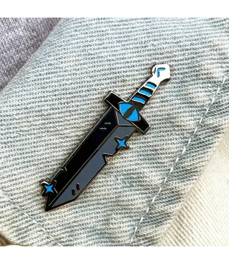 Snacks Please Dark Sword RPG/Video Game Enamel Pin