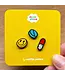 Pop Your Style: Mini Pill Trio Enamel Pins!