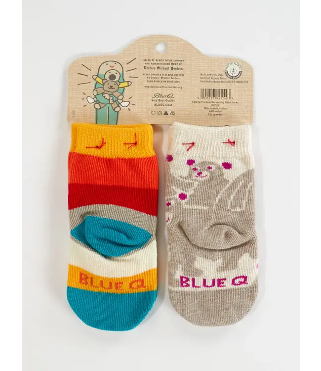 I'm New/Screaming Baby Socks