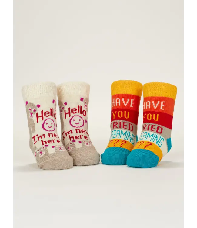 I'm New/Screaming Baby Socks