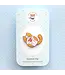 Pawsitively Purrfect: Orange & White Cat Enamel Pin!