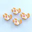 Pawsitively Purrfect: Orange & White Cat Enamel Pin!
