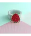 Happy Strawberry Enamel Pin