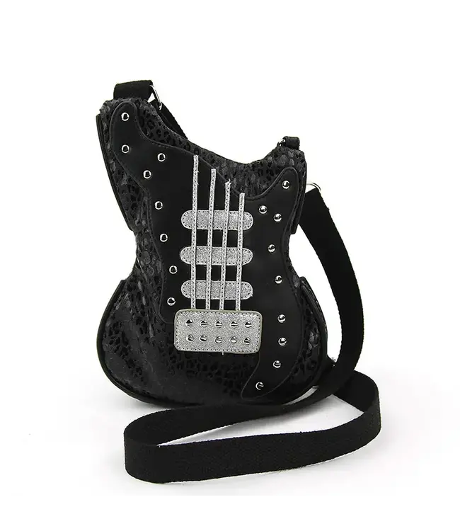 Guitar Crossbody Bag in Vinyl