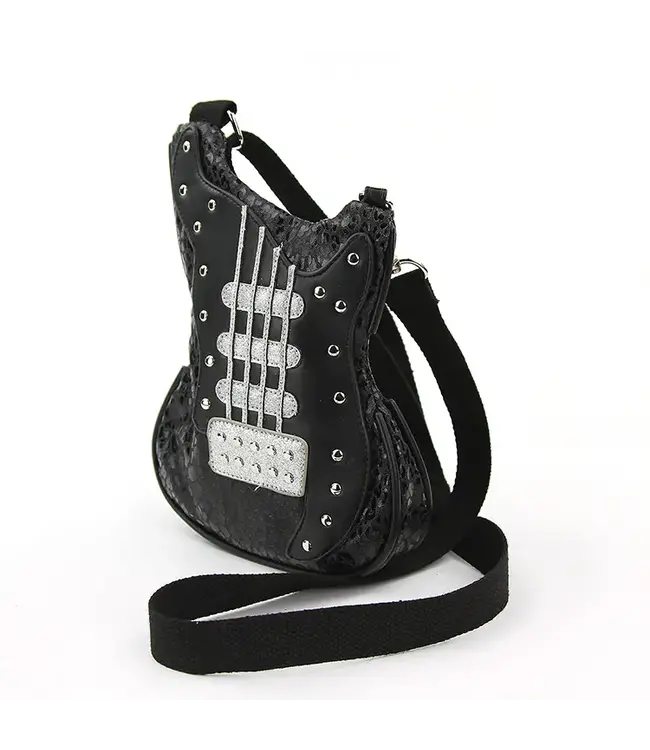 Guitar Crossbody Bag in Vinyl