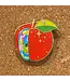 Whimsical Magic Apple Rainbow Enamel Pin – Pin Your Dreams!