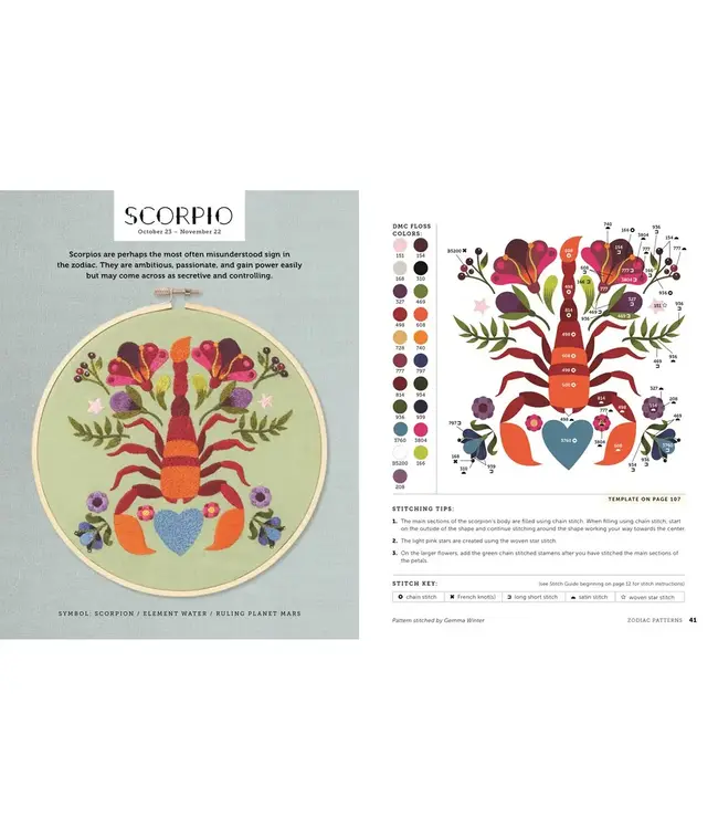 Astrology Embroidery