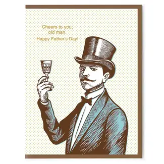 Smitten Kitten Cheers To You, Old Man Happy Father's Day Card