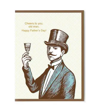 Smitten Kitten Cheers To You, Old Man Happy Father's Day Card