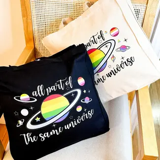 Rainbow Certified Same Universe Canvas Tote