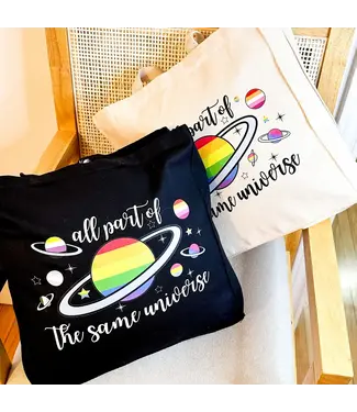 Rainbow Certified Same Universe Canvas Tote