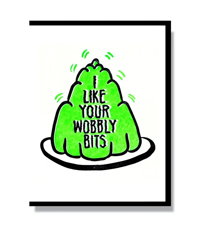 Wobbly Bits Card: Jello-icious Giggles!