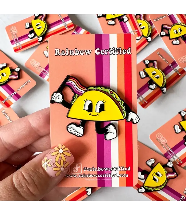 Taco 'Bout Pride: Enamel Pin Perfection!