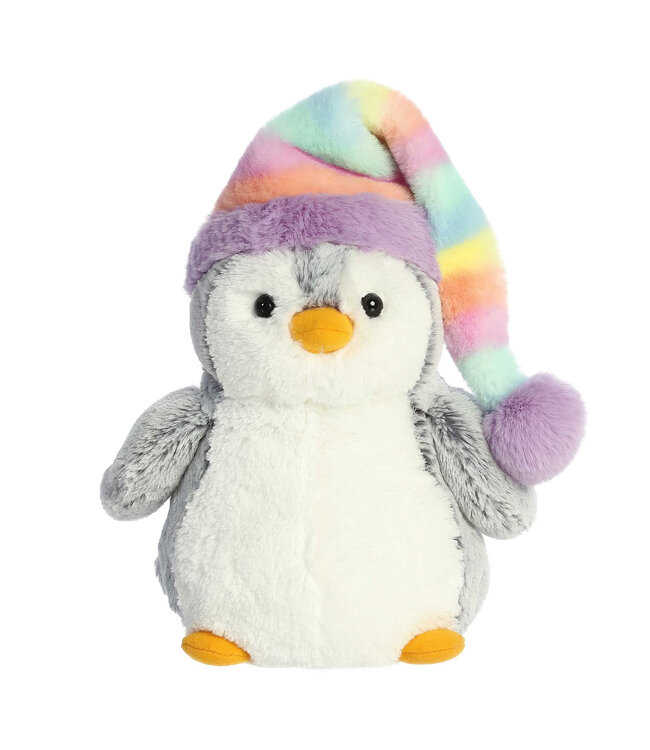 Pom Pom Penguin Rainbow Hat