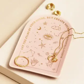Lisa Angel Pink Celestial Arch Trinket Dish