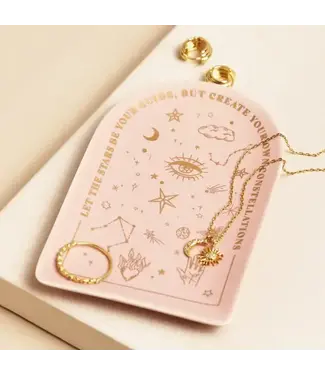 Lisa Angel Pink Celestial Arch Trinket Dish