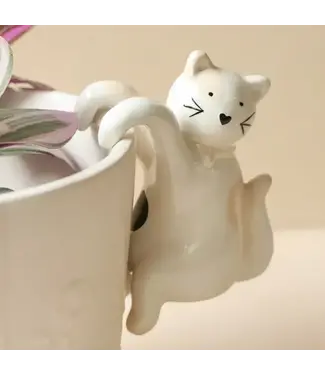 Lisa Angel Ceramic Cat Planter Hanger