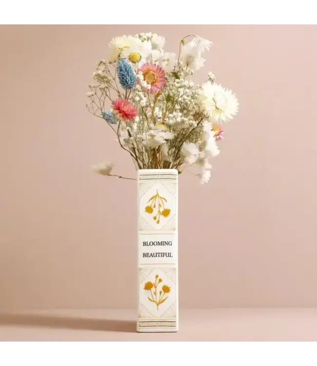 Floral Fiction: The Charming Book Vase