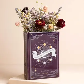 Lisa Angel Ceramic Navy Celestial Book Vase