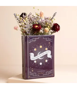 Lisa Angel Ceramic Navy Celestial Book Vase