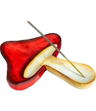 Kheops International Wood Incense Holder - Mushroom