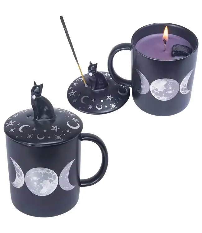 Light Up Your Space: Moon Phases Mug & Incense Magic!