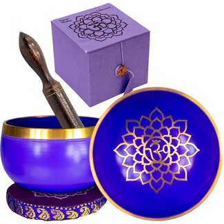 Kheops International Singing Bowl Mini - Crown Chakra - Purple