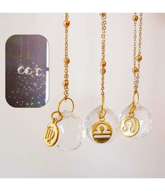 Zodiac Car Charm Suncatcher-