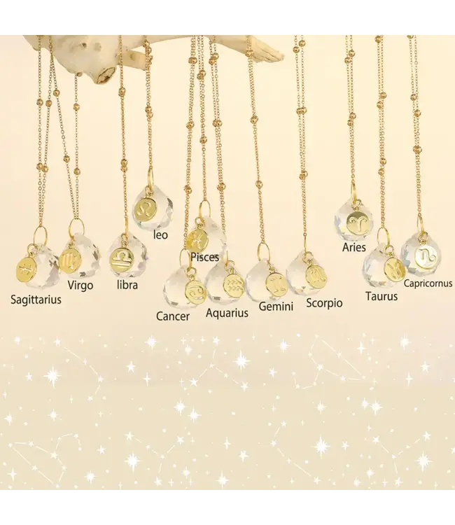 Zodiac Car Charm Suncatcher-