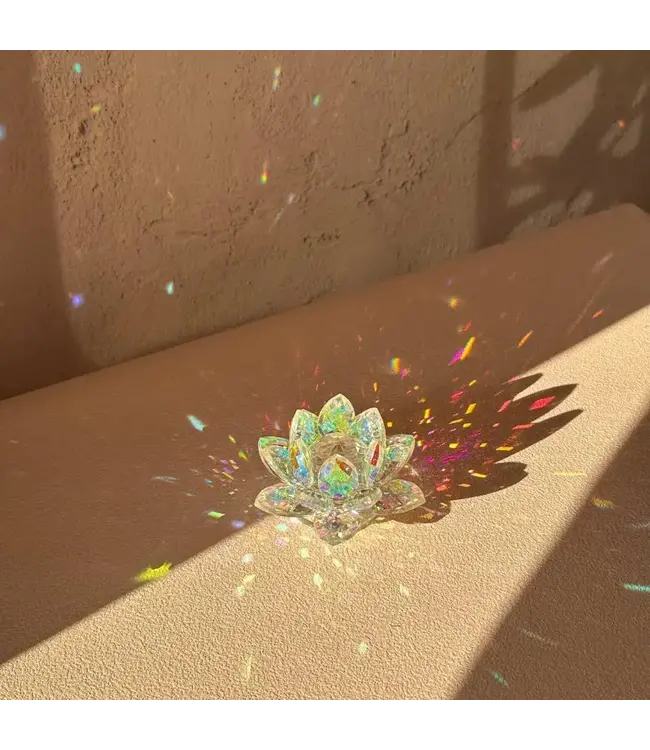 Lotus Light Bloom Desk Suncatcher