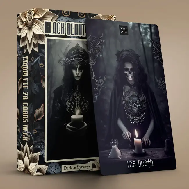 Embrace the Shadows: Dark Beauty Tarot Awaits!