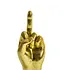 Give a Nod with the Gold Middle Finger Figure!